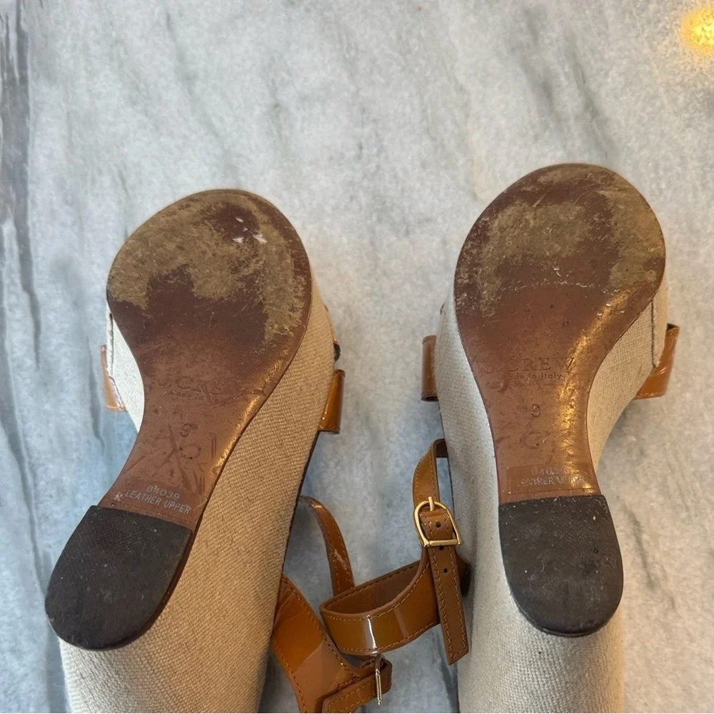 J. Crew Tan Wedges